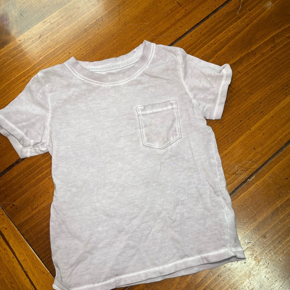 Toddler Boys' Short Sleeve Pocket T-Shirt - Cat & Jack™ - Faded Gray - Size 2T